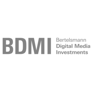 Bertelsmann Digital Media Investments Logo in Grey